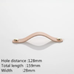 1PC Modern Soft Leather Cabinet Handles Minimalist Cupboard Door Knobs Dresser Drawer Pulls Furniture Handle Hardware - Image 15