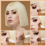 Makeup Brushes 14Pcs Makeup Brush Set Premium Synthetic Powder Foundation Contour Blush Concealer Eye Shadow Blending Liner Make up Brush Kit Light Grey T329 - Image 3