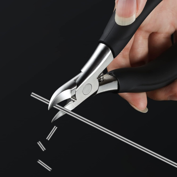 Ingrown Toenail Clippers - Precision Thick Toe Nail Clipper for Ingrown and Curly Nails, Comfort Grip Fingernail Clipper, Ergonomic Handle Toenail Scissors for Seniors - Image 4