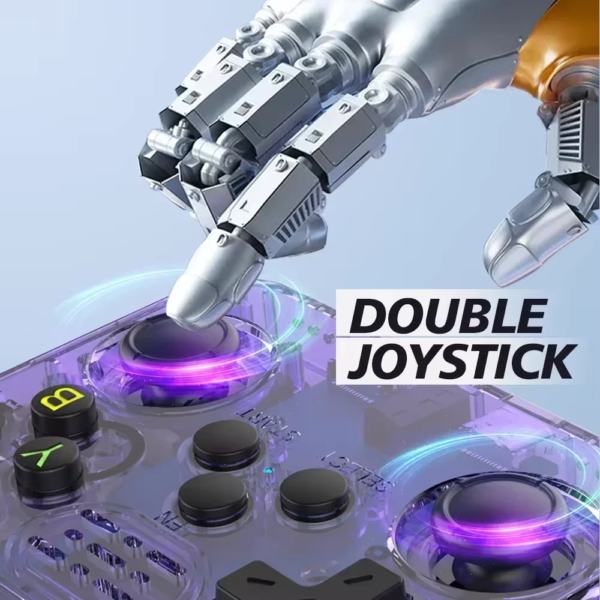 128G Retro Handheld Game Console Linux System 3.5 Inch IPS Screen Portable Pocket Video Player 2 Joystick 64G Games Kid Gift - Image 5