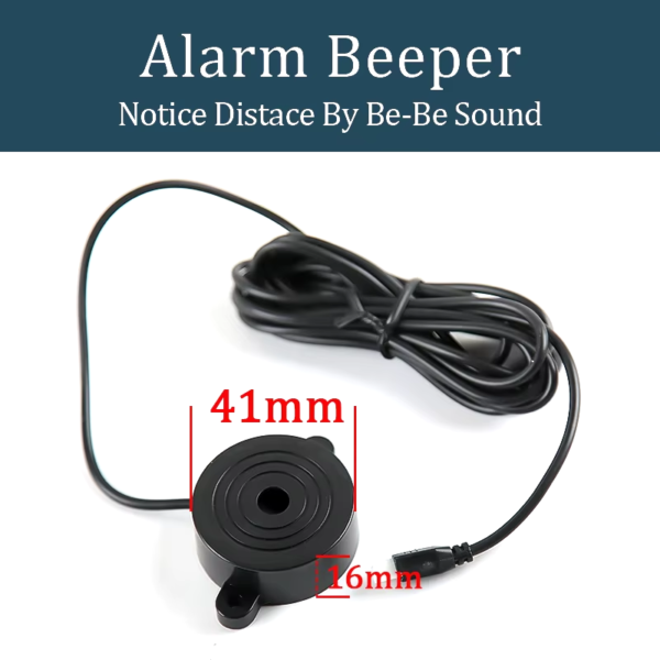 SINOVCLE 4 Sensors Buzzer 22Mm Car Parking Sensor Kit Reverse Backup Radar Sound Alert Indicator Probe System 12V Free Shipping - Image 3