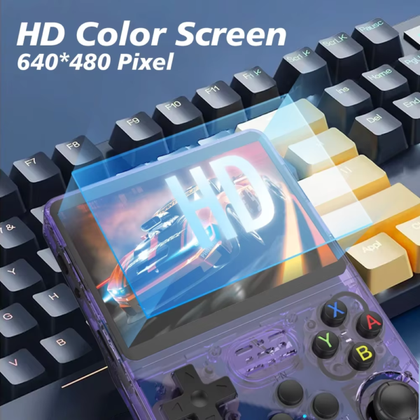 R36S Retro Handheld Video Game Console Linux System 3.5 Inch IPS Screen R35S Pro Portable Pocket Video Player 64GB Games - Image 5