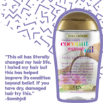 Extra Strength Damage Remedy + Hydrating and Repairing Coconut Miracle Oil Penetrating Oil for Dry & Damaged Hair 100Ml - Image 8