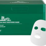 Daily Soothing Mask 30Ea, Facial Sheet Mask for Moist & Hydrating, 30 Day Supply, Centella Asiatica Face Mask, Instant Calm & Glow, Korean Skincare