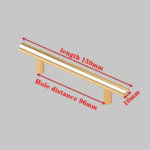 Gold Kitchen Door T Bar Straight Handle Knobs Cabinet Pull Diameter 10Mm Stainless Steel Handles Furniture Handle - Image 14