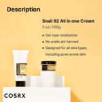 Snail Mucin 92% Repair Cream Large Size 200G, Daily Face Gel Moisturizer for Dry Skin, Sensitive Skin, Not Tested on Animals, No Parabens, Korean Skincare - Image 7