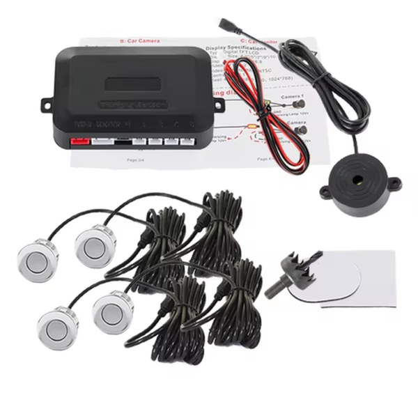 SINOVCLE 4 Sensors Buzzer 22Mm Car Parking Sensor Kit Reverse Backup Radar Sound Alert Indicator Probe System 12V Free Shipping - Image 14