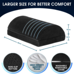 Foot Rest Cushion, 3IN1 Ergonomic under Desk Foot Pillow, Adjustable Detachable Comfort Foot Stool for Gaming, Office and Home - Image 6