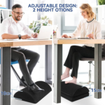 Foot Rest Cushion, 3IN1 Ergonomic under Desk Foot Pillow, Adjustable Detachable Comfort Foot Stool for Gaming, Office and Home - Image 4
