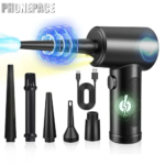 50000 RPM Compressed Air Duster Cordless Portable Rechargeable Wireless Electric Air Keyboard Electronics Cleaner Dust Blower - Image 2
