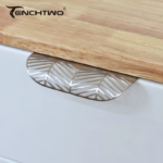 Nordic Style Furniture Drawer Cabinet Knobs Closet Wardrobe Kitchen Cupboard Handles Gold Leaf Shaped Invisible Brass Door Pulls - Image 6