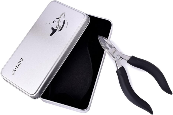 Ingrown Toenail Clippers - Precision Thick Toe Nail Clipper for Ingrown and Curly Nails, Comfort Grip Fingernail Clipper, Ergonomic Handle Toenail Scissors for Seniors - Image 8