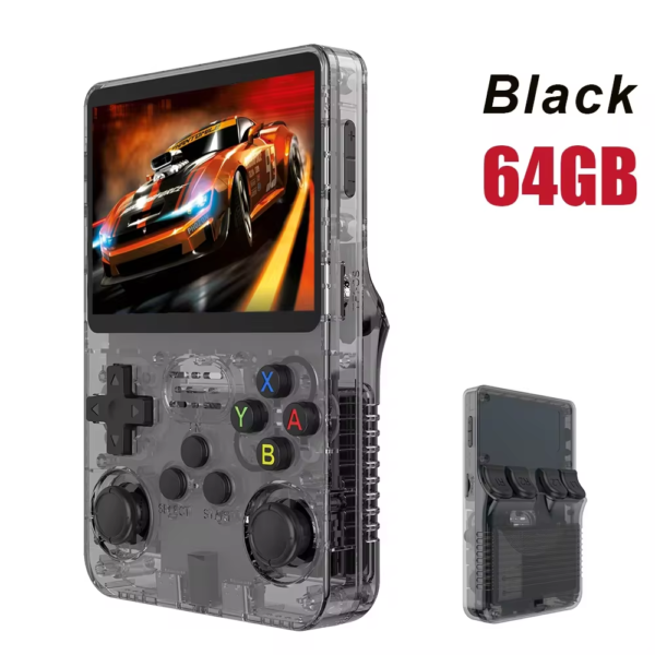 128G Retro Handheld Game Console Linux System 3.5 Inch IPS Screen Portable Pocket Video Player 2 Joystick 64G Games Kid Gift - Image 10