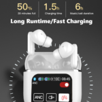 2024 Wireless Earbuds Stereo Bass Headphones Bluetooth 5.4 Earphone Touch Screen - Image 9
