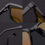 Blue Light Blocking Gaming Glasses anti Eyestrain Glasses Gaming Eyewear Retro Vision Care anti Glare for PC Laptop Gamer Reading (Black Frame Yellow Lens) (Black) - Image 9