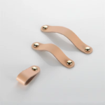 1PC Modern Soft Leather Cabinet Handles Minimalist Cupboard Door Knobs Dresser Drawer Pulls Furniture Handle Hardware - Image 4