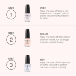 OPI Nail Lacquer, up to 7 Days of Wear, Chip Resistant and Fast Drying Nail Polish, 15Ml - Image 5