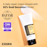 Snail Mucin 92% Repair Cream Large Size 200G, Daily Face Gel Moisturizer for Dry Skin, Sensitive Skin, Not Tested on Animals, No Parabens, Korean Skincare - Image 2