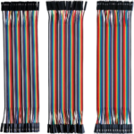 120Pcs Multicolored Dupont Wire 40Pin Male to Female, 40Pin Male to Male, 40Pin Female to Female Breadboard Jumper Wires Ribbon Cables Kit for Arduino