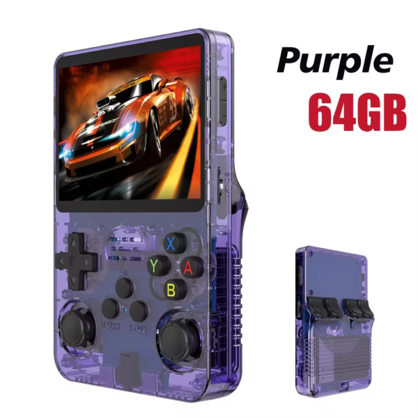 128G Retro Handheld Game Console Linux System 3.5 Inch IPS Screen Portable Pocket Video Player 2 Joystick 64G Games Kid Gift - Image 8