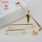 European Luxury Gold Zinc Alloy Cabinet Handles and Knobs Kitchen Cupboard Wardrobe Door Pulls Furniture Handle Hardware - Image 2