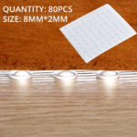 30-80PCS Self Adhesive Silicone Furniture Pads Cabinet Bumpers Rubber Damper Buffer Cushion Protective Furniture Hardware