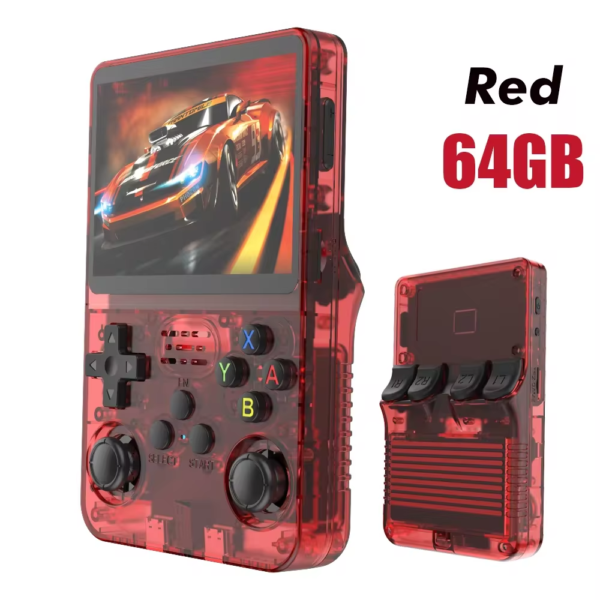 128G Retro Handheld Game Console Linux System 3.5 Inch IPS Screen Portable Pocket Video Player 2 Joystick 64G Games Kid Gift - Image 13