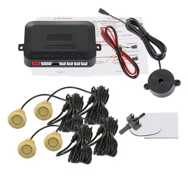 SINOVCLE 4 Sensors Buzzer 22Mm Car Parking Sensor Kit Reverse Backup Radar Sound Alert Indicator Probe System 12V Free Shipping - Image 12