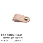 1PC Modern Soft Leather Cabinet Handles Minimalist Cupboard Door Knobs Dresser Drawer Pulls Furniture Handle Hardware - Image 13