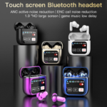 2024 Wireless Earbuds Stereo Bass Headphones Bluetooth 5.4 Earphone Touch Screen - Image 6