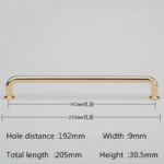 European Luxury Gold Zinc Alloy Cabinet Handles and Knobs Kitchen Cupboard Wardrobe Door Pulls Furniture Handle Hardware - Image 8