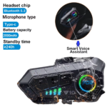 Bluetooth 5.3 Helmet Headset Wireless Hands-Free Call Phone Kit Motorcycle Waterproof Earphone MP3 Music Player Speaker for Moto - Image 2