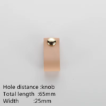 1PC Modern Soft Leather Cabinet Handles Minimalist Cupboard Door Knobs Dresser Drawer Pulls Furniture Handle Hardware