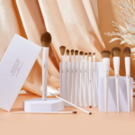 Makeup Brushes 14Pcs Makeup Brush Set Premium Synthetic Powder Foundation Contour Blush Concealer Eye Shadow Blending Liner Make up Brush Kit Light Grey T329 - Image 7