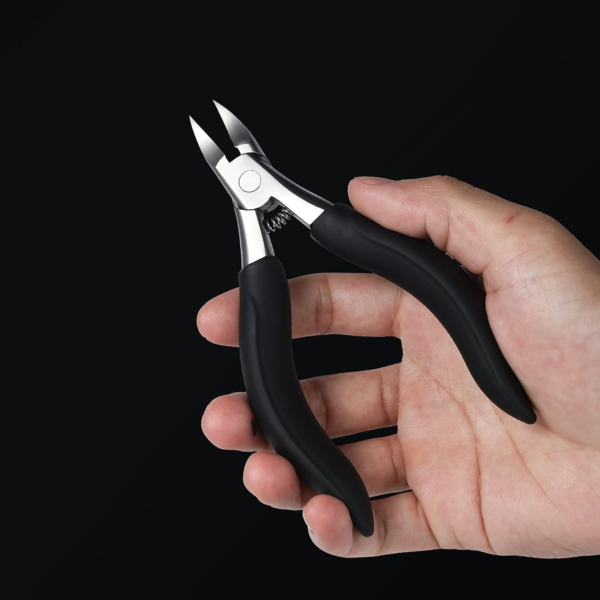 Ingrown Toenail Clippers - Precision Thick Toe Nail Clipper for Ingrown and Curly Nails, Comfort Grip Fingernail Clipper, Ergonomic Handle Toenail Scissors for Seniors - Image 5
