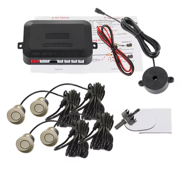 SINOVCLE 4 Sensors Buzzer 22Mm Car Parking Sensor Kit Reverse Backup Radar Sound Alert Indicator Probe System 12V Free Shipping - Image 13