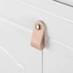 1PC Modern Soft Leather Cabinet Handles Minimalist Cupboard Door Knobs Dresser Drawer Pulls Furniture Handle Hardware - Image 5
