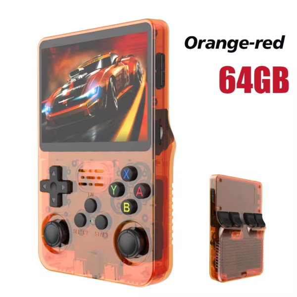 128G Retro Handheld Game Console Linux System 3.5 Inch IPS Screen Portable Pocket Video Player 2 Joystick 64G Games Kid Gift - Image 9
