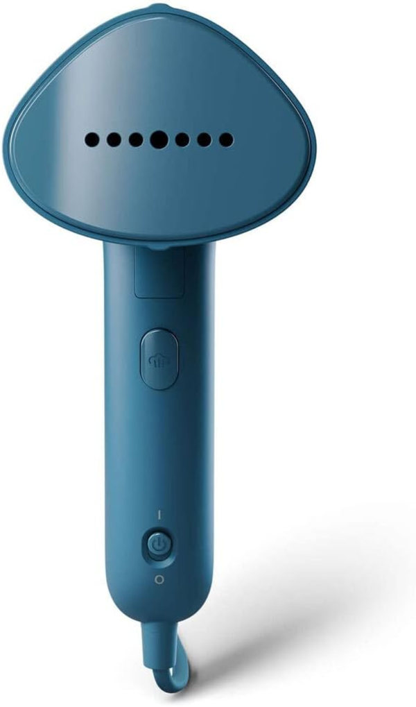 3000 Series Handheld Steamer - 1000W, 20 G/Min Steam, Detachable 100Ml Water Tank, Plastic Plate, Blue (STH3000/20) - Image 2