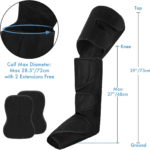 Leg Massager for Circulation and Pain Relief, Air Compression Foot Calf Thigh Massage, Full Leg Massager 3 Modes 3 Intensities 2 Extenders - Image 6